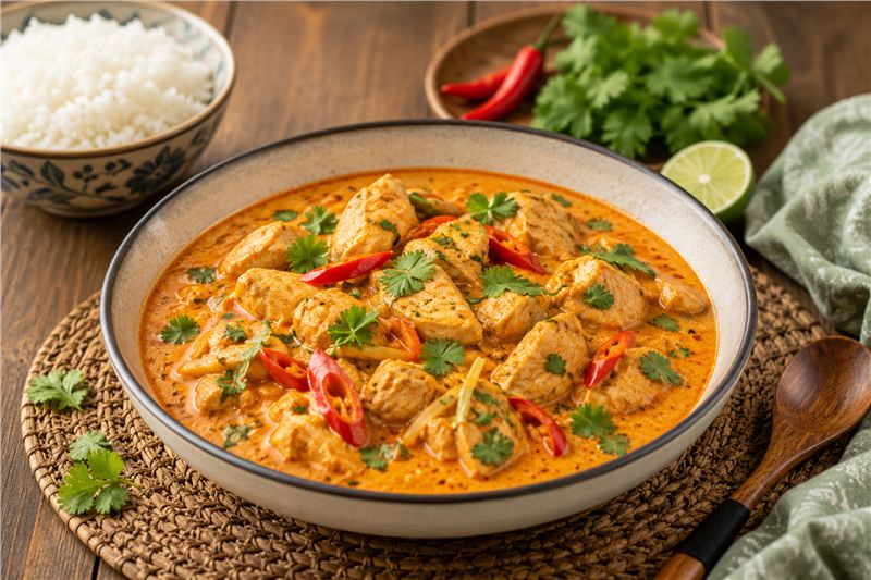 Chicken Curry with Coconut Milk