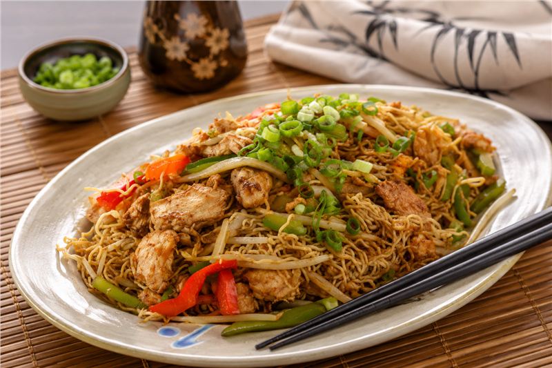 Chinese-Style Vegetables with Chicken
