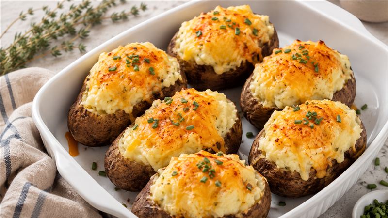 Gourmet Herb-Stuffed Potatoes