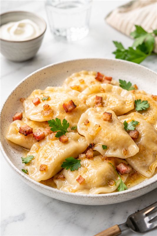 Pierogi Ruskie – Potato and Cheese Dumplings