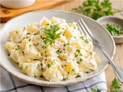 Potato Salad with Homemade Mayonnaise