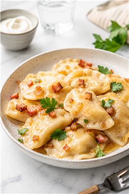 Pierogi Ruskie – Potato and Cheese Dumplings